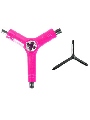 Skateboard Schlüssel Schwein Rosa