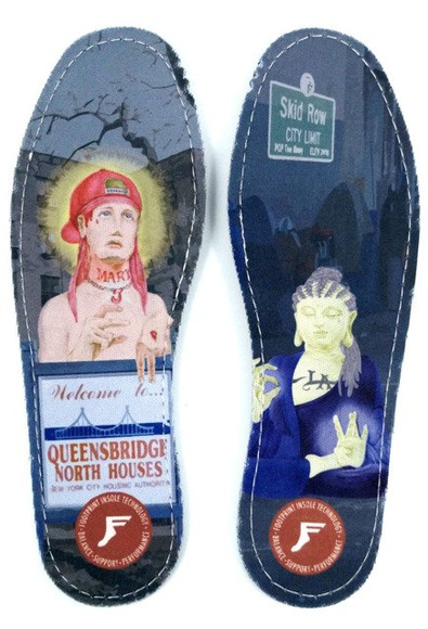 Fußabdruck Einlegesohlen - East vs West Hi Profile Kingfoam Einlegesohlen