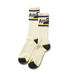 Anti Hero Socken - Scratch (creme/gelb)