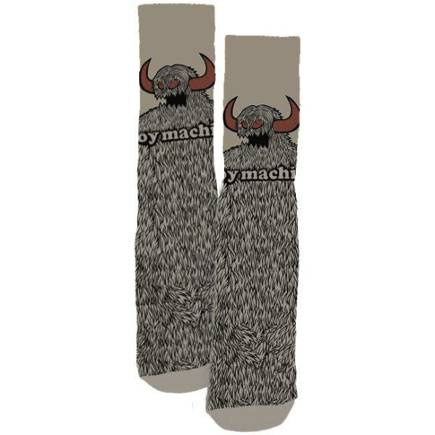 Toy Machine Socken - Furry Monster (hellbraun)