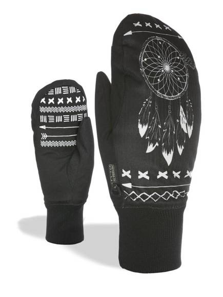 Level Bliss Snowboard Handschuhe - Wmn Coral Mitt (schwarz-weiß)