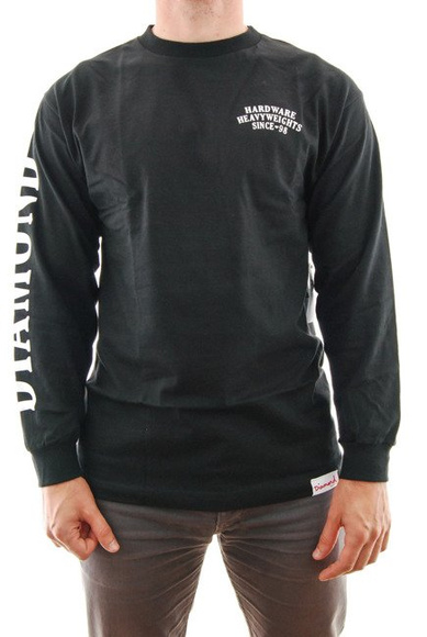 Longsleeve Diamond Supply Co. - Bulldogs Schwarz