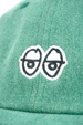 Krooked Baseballkappe - Eyes Strapback (grüner Jeansstoff)