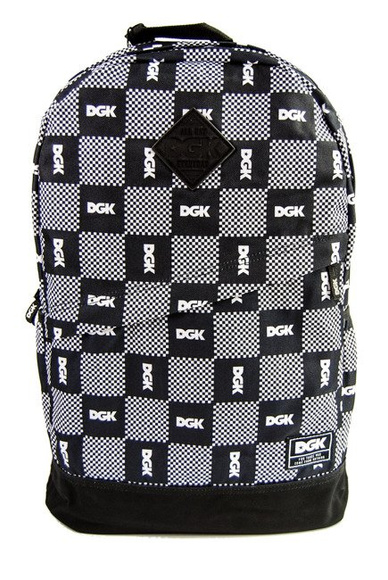 DGK-Rucksack - Karo (schwarz/weiß)