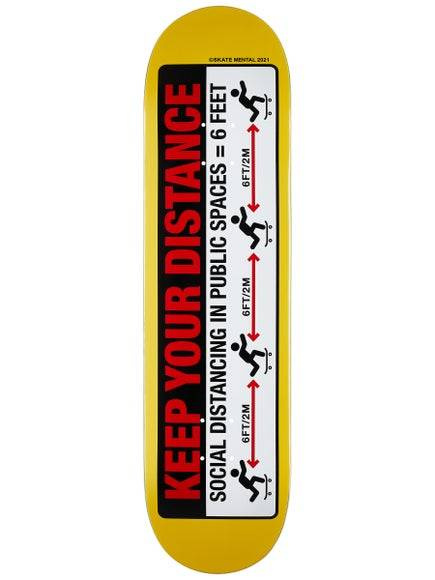 Deck Skate Mental - Abstand halten