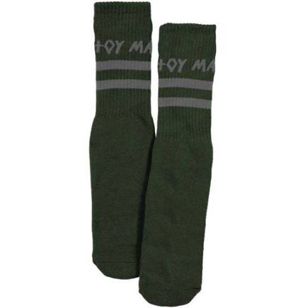 Toy Machine Socken - Tape Stripes (Wald)