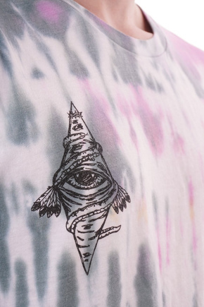 T-shirt BRIXTON - BB Bohemian Tlrt (grün/rosa)