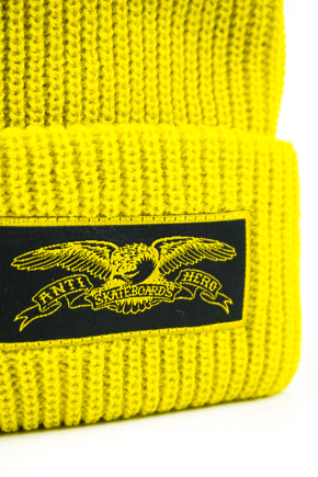 Anti Hero Kappe - Stock Eagle Label (gelb)