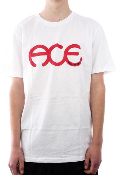 Ace - Ringe Vintage Weißes T-shirt