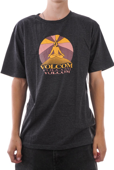 Volcom t-shirt - Herr Blisser hth (dunkel schwarz heather)