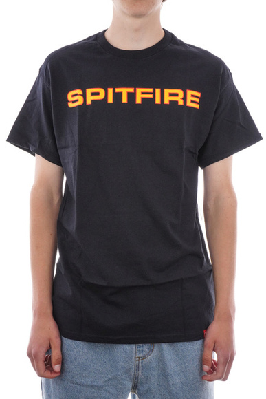 Spitfire T-shirt - Classic 87 (schwarz/gold/rot)