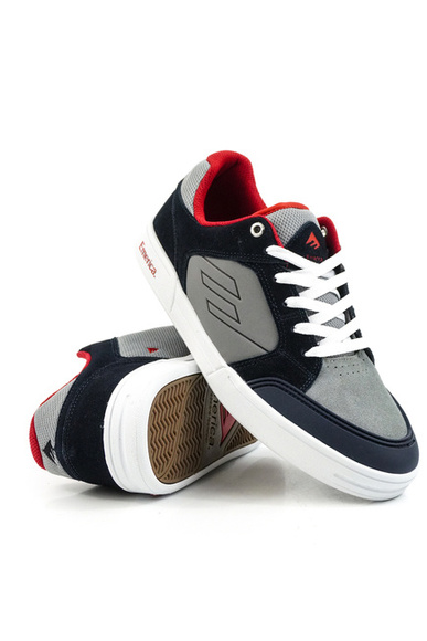 Emerica Stiefel - Heritic (navy/grau/rot)