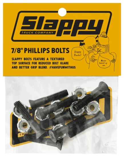 Slappy Montagegeräte - Phillips-Schrauben Hardware (schwarz)