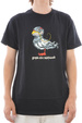 Antihelden-T-Shirt - Grimple Pigeon (schwarz/mehrfarbig)