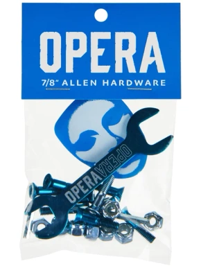 Opernhalterungen - Allen Hardware (blau/silber)