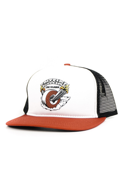 Spitfire Baseballkappe - Burnout Snap (schwarz/rot/weiß)