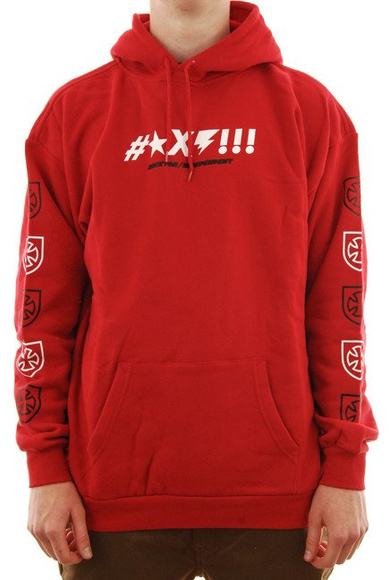 Brixton x Independent Sweatshirt - Glänzend rot 