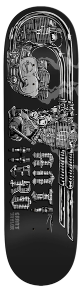 Deck Antihero - Grant Taylor Gt Revington Re-Rev (mattschwarz getaucht)