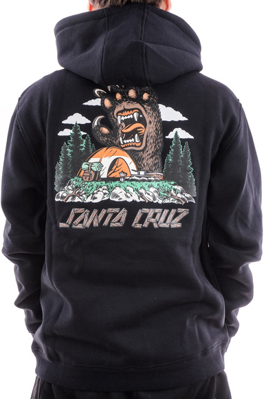 Santa Cruz Sweatshirt - Screaming Grizzly (schwarz)