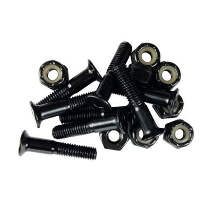 Hard-Luck-Baugruppen - Ein-Zoll-Inbus-Hardware (schwarz)