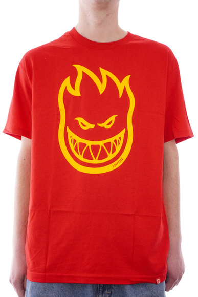 Kinder-T-Shirt Spitfire - BigHead (rot/gold)