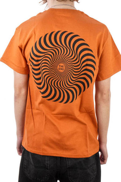 Spitfire T-Shirt - Klassischer Wirbel (orange/schwarz)
