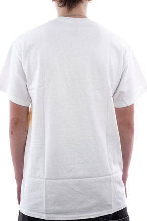 T-shirt THERE - Garn (weiß/mehrfarbig)