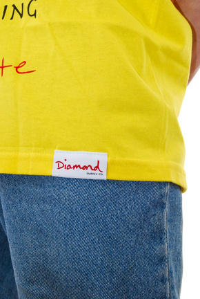 T-Shirt von Diamond Supply Co. - Skate Crime gelb