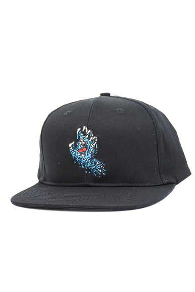 Santa Cruz Baseballmütze - Schmelzende Hand (schwarz)