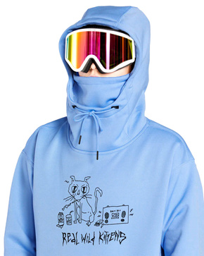 Volcom Damen Snowboard Sweatshirt - Riding Hydro (kristallblau)
