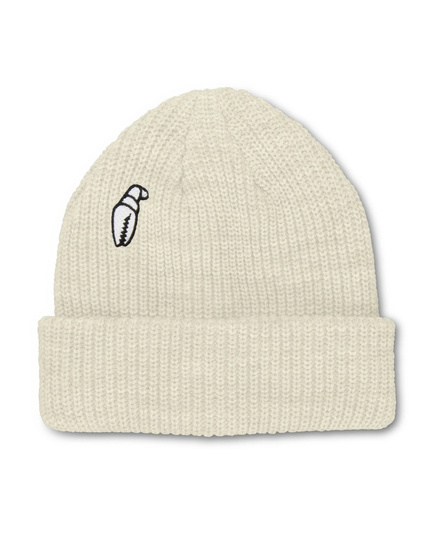 Crab Grab Wintermütze - High Mark Beanie natur