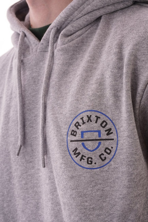 Brixton x Independent Sweatshirt - Crest HD (heidegrau)