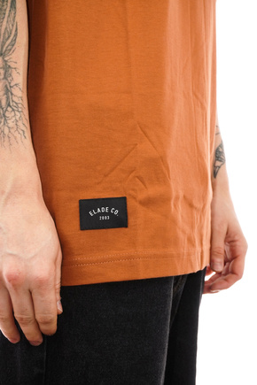 Elade T-Shirt - Colour Block weiß/braun/navy blau