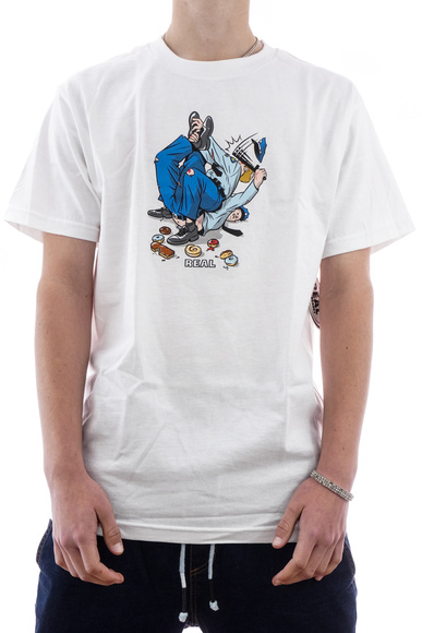 Real - Double Duty-T-Shirt (weiß)