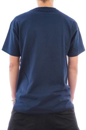 T-Shirt Real - Oval (navy/rot/gold)