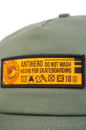 Antihero Baseballkappe - Hecho por Skate (grau)