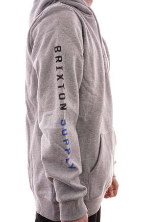 Brixton x Independent Sweatshirt - Crest HD (heidegrau)