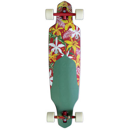 Longboard Dusters California - Channel Floret Komplettes Drop Through Longboard