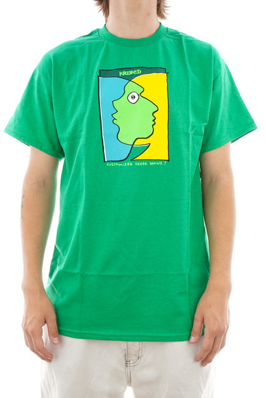 T-shirt Krooked - Freek Show Ir (grün)