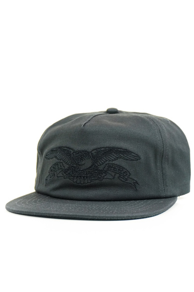Antihero Baseballkappe - Basic Eagle (schwarz/schwarz)