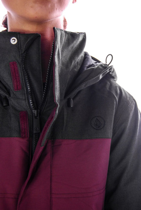 Damen Snowboardjacke Volcom - WMN Vaycay Insulated Burgundy