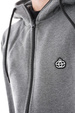Sweatshirt Elade - Zip Hoodie Mini Logo (grau)