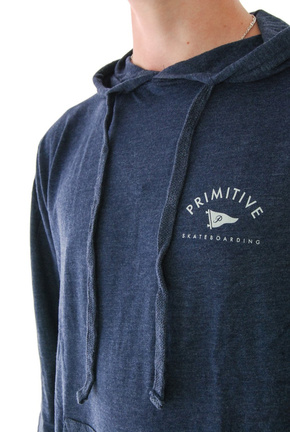 Primitive Sweatshirt - Wimpel Bogen Pullover Hoodie Marine