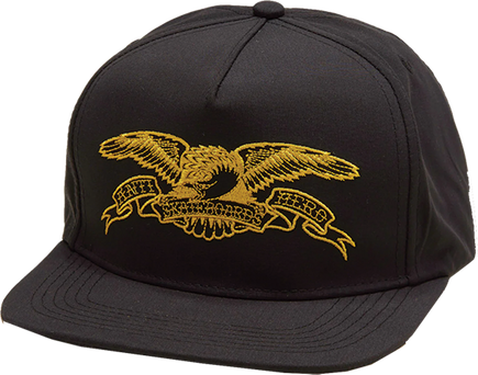 Antihero Baseballkappe - Basic Eagle (schwarz/senf)