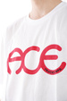 Ace - Ringe Vintage Weißes T-shirt