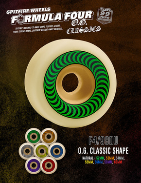 Spitfire-Räder - F4 Og Classic 99Du (rosa)