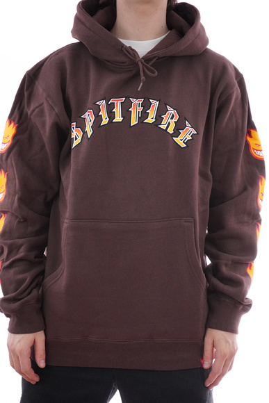 Spitfire Sweatshirt - Old E BigHead Fill (braun)