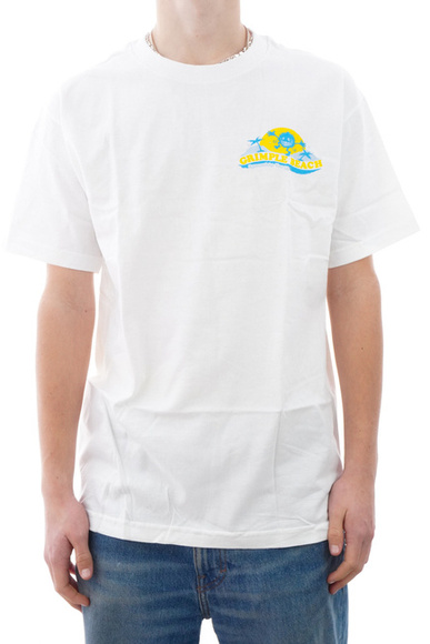 Antihelden-T-Shirt - Grimple Beach (weiß)