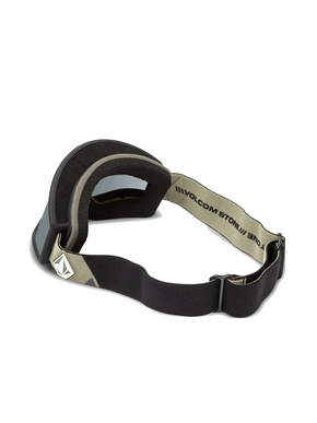 Volcom Yae Schwimmbrille - Lt.militär Schwarz/Silber Chrom + Gelb