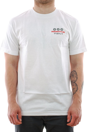 Primitiv-T-Shirt - Fernost weiß